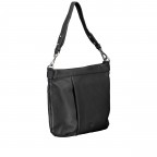 Beuteltasche Black, Farbe: schwarz, Marke: Hausfelder Manufaktur, EAN: 4065646023635, Abmessungen in cm: 30x26.5x8.5, Bild 2 von 7