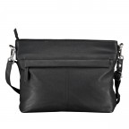 Umhängetasche Black, Farbe: schwarz, Marke: Hausfelder Manufaktur, EAN: 4065646023666, Abmessungen in cm: 26x22.5x8, Bild 3 von 6