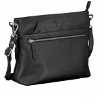 Umhängetasche Black, Farbe: schwarz, Marke: Hausfelder Manufaktur, EAN: 4065646023666, Abmessungen in cm: 26x22.5x8, Bild 2 von 6