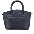 Handtasche Dark Blue, Farbe: blau/petrol, Marke: Hausfelder Manufaktur, EAN: 4065646023758, Abmessungen in cm: 36x27.5x10, Bild 3 von 7