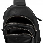 Umhängetasche Nappa Black, Farbe: schwarz, Marke: Hausfelder Manufaktur, EAN: 4065646023703, Abmessungen in cm: 18.5x28.5x8, Bild 5 von 5