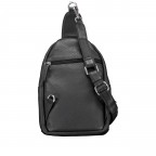 Umhängetasche Nappa Black, Farbe: schwarz, Marke: Hausfelder Manufaktur, EAN: 4065646023703, Abmessungen in cm: 18.5x28.5x8, Bild 3 von 5