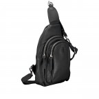 Umhängetasche Nappa Black, Farbe: schwarz, Marke: Hausfelder Manufaktur, EAN: 4065646023703, Abmessungen in cm: 18.5x28.5x8, Bild 2 von 5