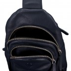 Umhängetasche Nappa Dark Blue, Farbe: blau/petrol, Marke: Hausfelder Manufaktur, EAN: 4065646023710, Abmessungen in cm: 18.5x28.5x8, Bild 5 von 5