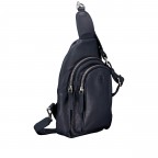 Umhängetasche Nappa Dark Blue, Farbe: blau/petrol, Marke: Hausfelder Manufaktur, EAN: 4065646023710, Abmessungen in cm: 18.5x28.5x8, Bild 2 von 5
