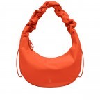 Beuteltasche Moon Bag Ruffle Monochrome Hot Coral, Farbe: orange, Marke: Got Bag, EAN: 4262457051929, Abmessungen in cm: 40x22x15.5, Bild 1 von 10