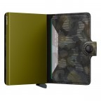 Geldbörse Miniwallet Jungle mit RFID-Schutz Moss, Farbe: grün/oliv, Marke: Secrid, EAN: 8721077500607, Abmessungen in cm: 6.8x10.2x2.1, Bild 3 von 5