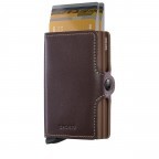 Geldbörse Twinwallet Original Chocolate, Farbe: braun, Marke: Secrid, EAN: 8721077500416, Abmessungen in cm: 7x10.2x2.5, Bild 4 von 4