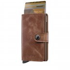 Geldbörse Miniwallet Vintage Cognac Brown, Farbe: braun, Marke: Secrid, EAN: 8721077500669, Abmessungen in cm: 6.8x10.2x1.6, Bild 4 von 4