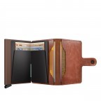 Geldbörse Miniwallet Vintage Cognac Brown, Farbe: braun, Marke: Secrid, EAN: 8721077500669, Abmessungen in cm: 6.8x10.2x1.6, Bild 3 von 4