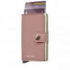 Geldbörse Miniwallet Pebble mit RFID-Schutz Rose, Farbe: rosa/pink, Marke: Secrid, EAN: 8721077500508, Abmessungen in cm: 6.5x10.2x2.1, Bild 5 von 5