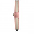 Geldbörse Miniwallet Pebble mit RFID-Schutz Rose, Farbe: rosa/pink, Marke: Secrid, EAN: 8721077500508, Abmessungen in cm: 6.5x10.2x2.1, Bild 2 von 5