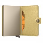 Geldbörse Miniwallet Pebble mit RFID-Schutz Butter Yellow, Farbe: gelb, Marke: Secrid, EAN: 8721077500492, Abmessungen in cm: 6.5x10.2x2.1, Bild 4 von 5