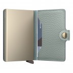 Geldbörse Miniwallet Pebble mit RFID-Schutz Sea Green, Farbe: grün/oliv, Marke: Secrid, EAN: 8718215284888, Abmessungen in cm: 6.5x10.2x2.1, Bild 4 von 5