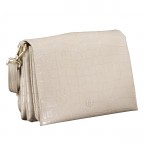 Umhängetasche Kroko Light Beige, Farbe: beige, Marke: Hausfelder Manufaktur, EAN: 4065646023925, Abmessungen in cm: 25x16.5x7.5, Bild 2 von 6