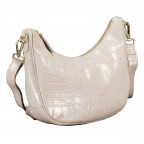 Beuteltasche Kroko Light Beige, Farbe: beige, Marke: Hausfelder Manufaktur, EAN: 4065646023963, Abmessungen in cm: 27x24x6.5, Bild 2 von 6