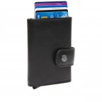 Geldbörse Novum Series Varrano mit RFID-Schutz Black, Farbe: schwarz, Marke: The Chesterfield Brand, EAN: 8719241117829, Abmessungen in cm: 7x10x2, Bild 5 von 8