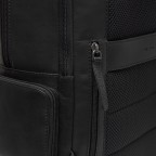Rucksack Lennox mit Laptopfach 15 Zoll Black, Farbe: schwarz, Marke: The Chesterfield Brand, EAN: 8719241117072, Abmessungen in cm: 31x42x13, Bild 7 von 8