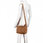 Umhängetasche Fashion-Lights Evanthe FL-13392 Spicy Ginger, Farbe: cognac, Marke: Harbour 2nd, EAN: 4046478085831, Abmessungen in cm: 26x18x11, Bild 4 von 6