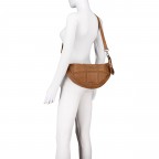 Umhängetasche Fashion-Lights Lanthe FL-13404 Spicy Ginger, Farbe: cognac, Marke: Harbour 2nd, EAN: 4046478085879, Abmessungen in cm: 43x18.5x8, Bild 5 von 7