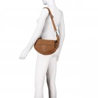 Umhängetasche Fashion-Lights Lanthe FL-13404 Spicy Ginger, Farbe: cognac, Marke: Harbour 2nd, EAN: 4046478085879, Abmessungen in cm: 43x18.5x8, Bild 4 von 7