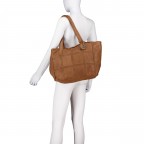 Shopper Fashion-Lights Alethea FL-14408 Spicy Ginger, Farbe: cognac, Marke: Harbour 2nd, EAN: 4046478086036, Abmessungen in cm: 34x29x13, Bild 4 von 5