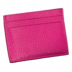 Karten-/Ausweisetui Dollaro Fuchsia, Farbe: rosa/pink, Marke: Hausfelder Manufaktur, EAN: 4065646025608, Abmessungen in cm: 10.3x6.7x0.3, Bild 2 von 3