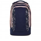 Rucksack Pack 2025 Bloomy Breeze, Farbe: blau/petrol, Marke: Satch, EAN: 4057081202614, Abmessungen in cm: 30x45x27, Bild 2 von 12