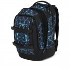 Rucksack Pack 2025 Caleido Blue, Farbe: blau/petrol, Marke: Satch, EAN: 4057081202751, Abmessungen in cm: 30x45x27, Bild 8 von 12