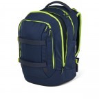 Rucksack Pack 2025 Toxic Yellow, Farbe: blau/petrol, Marke: Satch, EAN: 4057081202553, Abmessungen in cm: 30x45x27, Bild 8 von 12