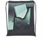 Sportbeutel Gradient Mint, Farbe: grün/oliv, Marke: Satch, EAN: 4057081203611, Abmessungen in cm: 33x44x1, Bild 2 von 4
