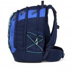 Rucksack Pack 2025 Sneaker Style Crossed Blue, Farbe: blau/petrol, Marke: Satch, EAN: 4057081202843, Abmessungen in cm: 30x45x27, Bild 6 von 9