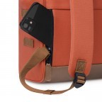 Rucksack Adventurer Medium Bogota mit zwei auswechselbaren Vortaschen Koralle, Farbe: orange, Marke: Cabaia, EAN: 3701328303886, Abmessungen in cm: 27x41x16, Bild 10 von 10