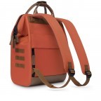 Rucksack Adventurer Medium Bogota mit zwei auswechselbaren Vortaschen Koralle, Farbe: orange, Marke: Cabaia, EAN: 3701328303886, Abmessungen in cm: 27x41x16, Bild 6 von 10