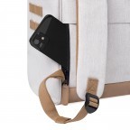 Rucksack Adventurer Large Arequipa mit zwei auswechselbaren Vortaschen Beige, Farbe: beige, Marke: Cabaia, EAN: 3701328388869, Abmessungen in cm: 29x46x17, Bild 10 von 10