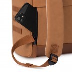 Rucksack Adventurer Medium Moscow mit zwei auswechselbaren Vortaschen Camel, Farbe: cognac, Marke: Cabaia, EAN: 3701328351306, Abmessungen in cm: 27x41x16, Bild 10 von 10