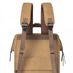 Rucksack Adventurer Large Colombo mit zwei auswechselbaren Vortaschen Camel, Farbe: cognac, Marke: Cabaia, EAN: 3701328399957, Abmessungen in cm: 29x49x17, Bild 8 von 9