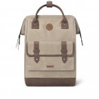 Rucksack Adventurer Large Rabat mit zwei auswechselbaren Vortaschen Hellbraun, Farbe: braun, Marke: Cabaia, EAN: 3667022008369, Abmessungen in cm: 29x49x17, Bild 3 von 9