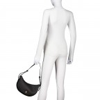 Beuteltasche Boss Beyond Halfmoon Bag Black, Farbe: schwarz, Marke: BOSS, EAN: 4063546747545, Abmessungen in cm: 26.5x19x8.5, Bild 4 von 6