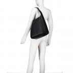 Beuteltasche Anett Big Hobo Black, Farbe: schwarz, Marke: BOSS, EAN: 4063546926285, Abmessungen in cm: 30x31x11, Bild 4 von 5