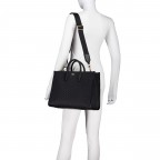 Handtasche Sandy Tote Bag Medium Black, Farbe: schwarz, Marke: BOSS, EAN: 4063546926926, Abmessungen in cm: 36x27.5x13.5, Bild 5 von 7