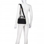 Handtasche Sandy Small Tote Black, Farbe: schwarz, Marke: BOSS, EAN: 4063546926940, Abmessungen in cm: 22x15x7.5, Bild 5 von 7