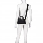 Handtasche Sandy Small Tote Black, Farbe: schwarz, Marke: BOSS, EAN: 4063546926940, Abmessungen in cm: 22x15x7.5, Bild 6 von 7