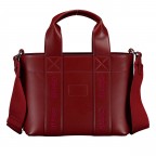 Handtasche Becky UP Tote Bag Mini Medium Red, Farbe: rot/weinrot, Marke: HUGO, EAN: 4063547415719, Abmessungen in cm: 25x19x10.5, Bild 3 von 7