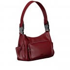 Umhängetasche Bel 2.0 Shoulder Bag Medium Red, Farbe: rot/weinrot, Marke: HUGO, EAN: 4063547415764, Abmessungen in cm: 24.5x15.5x7.5, Bild 2 von 8