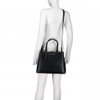 Handtasche Mel 2.0 Satchel Black, Farbe: schwarz, Marke: HUGO, EAN: 4063547415498, Abmessungen in cm: 34x26x13, Bild 6 von 7