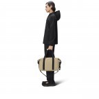 Reisetasche Hilo Weekend Bag Small Beige, Farbe: beige, Marke: Rains, EAN: 5715793003798, Abmessungen in cm: 40x23x20, Bild 4 von 5