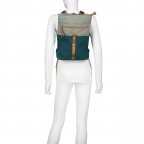 Rucksack Los Angeles FU51 Petrol, Farbe: blau/petrol, Marke: Blackbeat, EAN: 4066727008299, Abmessungen in cm: 27x31.5x7.5, Bild 7 von 8