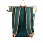 Rucksack New York Ferron erweiterbar Petrol, Farbe: blau/petrol, Marke: Blackbeat, EAN: 4066727008312, Abmessungen in cm: 28.5x44x12, Bild 3 von 5