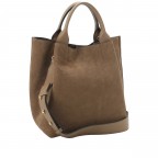 Handtasche Suede Shopper Essential Medium Camel, Farbe: cognac, Marke: Abro, EAN: 4067278767390, Abmessungen in cm: 32x32x18, Bild 5 von 9